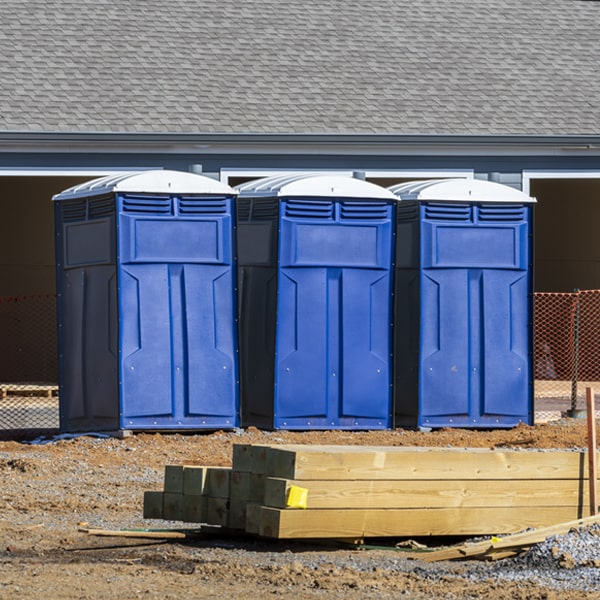 what is the expected delivery and pickup timeframe for the portable toilets in Mermentau Louisiana